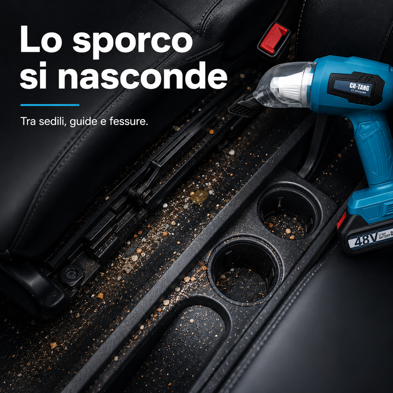 AutoPronto™ AirForce – Aspirapolvere e Soffiatore Portatile per Auto